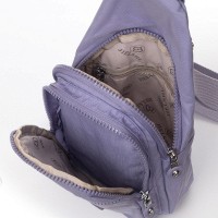 Женская тканевая сумка-слинг Jielshi AK-011 l.purple