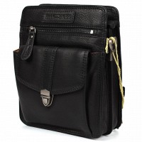 Мужская кожаная сумка через плечо Hill Burry HB3339A