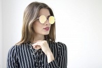 Солнцезащитные круглые очки 8325-6