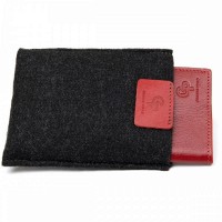 Кожаная обложка для паспорта GRANDE PELLE 11480 Красный
