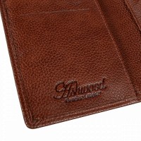 Английский женский кожаный кошелек Ashwood M05 COGNAC (Коньячный)