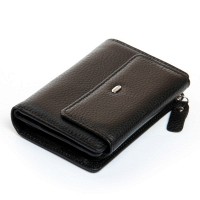Женский кожаный кошелек Bright DR. BOND WS-31 black