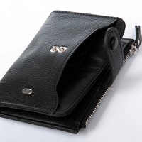 Женский кожаный кошелек Classik  DR. BOND WN-23-17 black