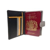 Кожаная обложка для паспорта Visconti rb75 blk m