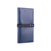 Портмоне из натуральной кожи Hi Art WP-08br Crystal Blue