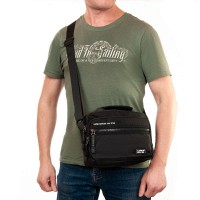 Мужская сумка через плечо Lanpad 8648 black