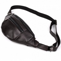 Мужская кожаная сумка бананка TARWA GC-8040-3md