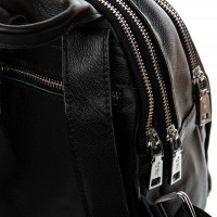 Женская кожаный рюкзак ALEX RAI 2058-9 black