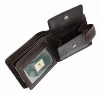 Мужское портмоне Visconti STRAN HT-13 (CHOC) из натуральной кожи