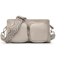Женская кожаная сумка ALEX RAI 2051-9 l.beige