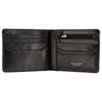 Мужской  кожаный кошелек Visconti ENZ78 Girard (Black Shadow)