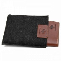 Кожаная обложка для паспорта GRANDE PELLE 11485 Коричневый