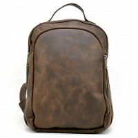 Кожаный коричневый рюкзак TARWA rc-3072-3md