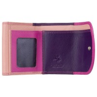 Кожаный женский кошелёк Visconti RB126 Zanzibar (Berry Multi)