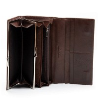 Женский лаковый кожаный кошелек PE DR. BOND PEW1-V-2 brown