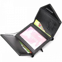 Мужской кожаный кошелек GRANDE PELLE 11336 Черный