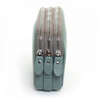 Молодежный клатч из кожи ALEX RAI BM 60061-6 blue