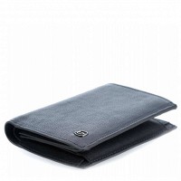 Кожаный кошелек Piquadro Black Square (B3) PU1740B3R_BLU