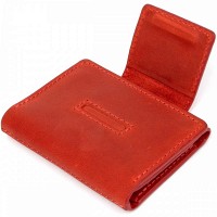 Женская визитница из натуральной кожи GRANDE PELLE 11407