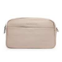 Молодежный клатч из кожи ALEX RAI 3801 pale grey