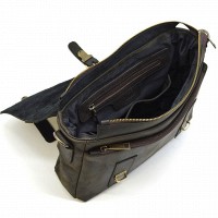 Мужской кожаный коричневый портфель TARWA RC-6008-3md