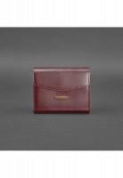 Женская кожаная поясная сумка/кроссбоди BlankNote Mini бордовая BN-BAG-38-2-VIN