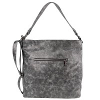 Сумка женская кожзам LASKARA LK-10252-silver-snake
