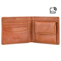Мужской  кожаный кошелек Visconti DRW40 Newton (Oak Tan)