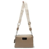 Женский молодежный кожаный клатч ALEX RAI 29012 beige