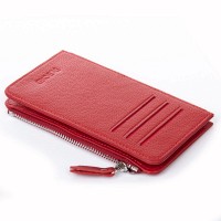 Женский кожаный кошелек Classik  DR. BOND WN-23-16 red