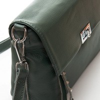 Женская кожаная сумка ALEX RAI 8793-9 blue-green