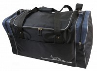 Сумка дорожная 60 л Wallaby 430-8 черная с серым
