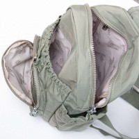 Женский тканевый рюкзак Jielshi 9381 d.green