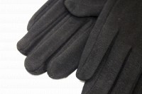 Женские трикотажные перчатки Shust Gloves чёрные 8733 S