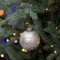 Шар новогодний Yes! Fun d-8 см, серый 973849