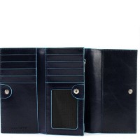 Кожаный кошелек Piquadro BL SQUARE/N.Blue PD4529B2R_BLU2
