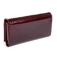 Женский кожаный лаковый кошелек SERGIO TORRETTI FEW1-V-2 wine red