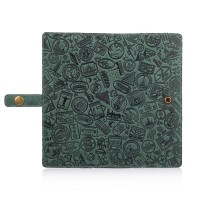 Тревел-кейс из кожи Hi Art TC-01 Shabby Alga Let's Go Travel