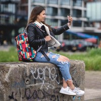 Рюкзак Bobby Soft Art Anti-Theft Backpack Geometric (P705.867)