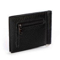 Мужской кожаный зажим для купюр BE BRETTON 168-L25A black