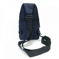 Мужская тканевая сумка-слинг Lanpad 80002 blue