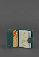 Кожаный кард-кейс BlankNote 7.1 изумруд bn-kk-7-1-iz