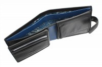 Мужское портмоне Visconti LEONARDO PM-102 BLK/BLUE