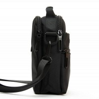 Мужская небольшая сумка через плечо и пояс Lanpad 3790 black