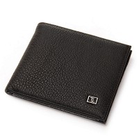 Мужской кожаный кошелек BE BRETTON 208K black