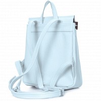 Кожаный рюкзак POOLPARTY Venice голубой