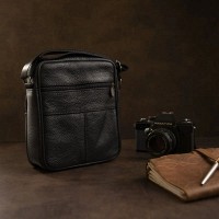 Мужская кожаная сумка через плечо Vintage 20203 