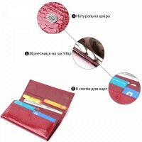 Женский лаковый кожаный кошелек ST Leather 22680 