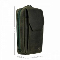 Мужская кожаная сумка Visconti S45 Alex (Oil Green)