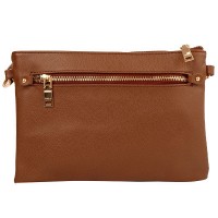 Женская сумка-клатч из кожзама AMELIE GALANTI A991705-brown